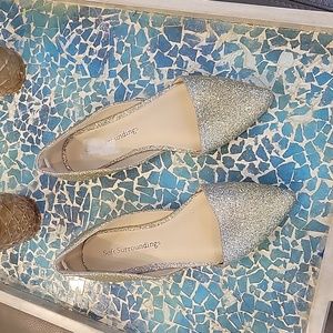 Soft Surroundings Alicia D'orsay obre glitter flats